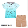 Kids Clothes Active Boys Sets Summer Fashion Short Sleeve Floral Shirts+Shorts Suits Pants 2 Pieces Breathable Children Clothing 