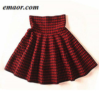 Women Skirts Harajuku Fashion High Waist Pleated Wind Cosplay Kawaii Female Plaid Skirts