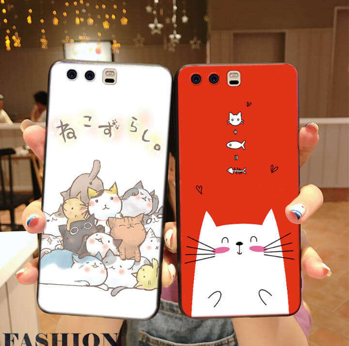 For Case Huawei P10 Plus Case Silicone Cover For Huawei P10 Plus Cover Cute Cartoon Huawei P10 Plus TPU Cell Phone Sets Case Various Phone Shell