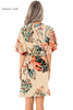  Best Summer Dresses Shop Dress Apricot Floral Print V Neck Wrap Dress with Ruffle Sleeves Cute Summer Dresses Saloni Dress Shop Blue Dress