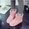 Fashion Snow Boots Warm Snow Boots Fashion Square Flat Heels Ankle Boots Keen Winter Boots 