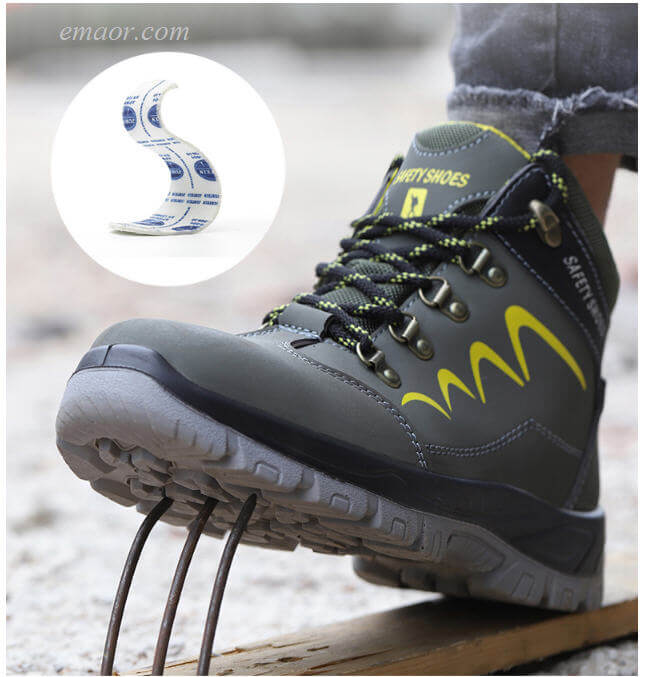 Walmart Safe Step Shoes Waterproof Work Shoes Antismashing Durable