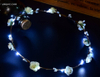 Battery Operated GarlandColorful LED Flashing Flower Headband Party Wedding Concert Holiday Party Supplies 