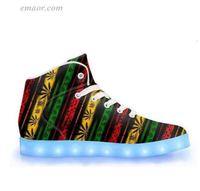 Hot Light Up Shoes Rasta-APP Controlled High Top LED Up Shoes Light Up Sneakers Walmart