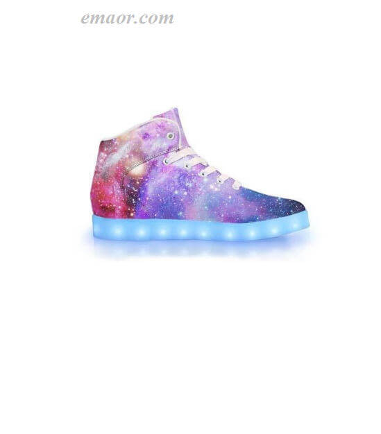 Best Led Light Shoes Intergalactic-APP Controlled High Top LED Shoes Amazon