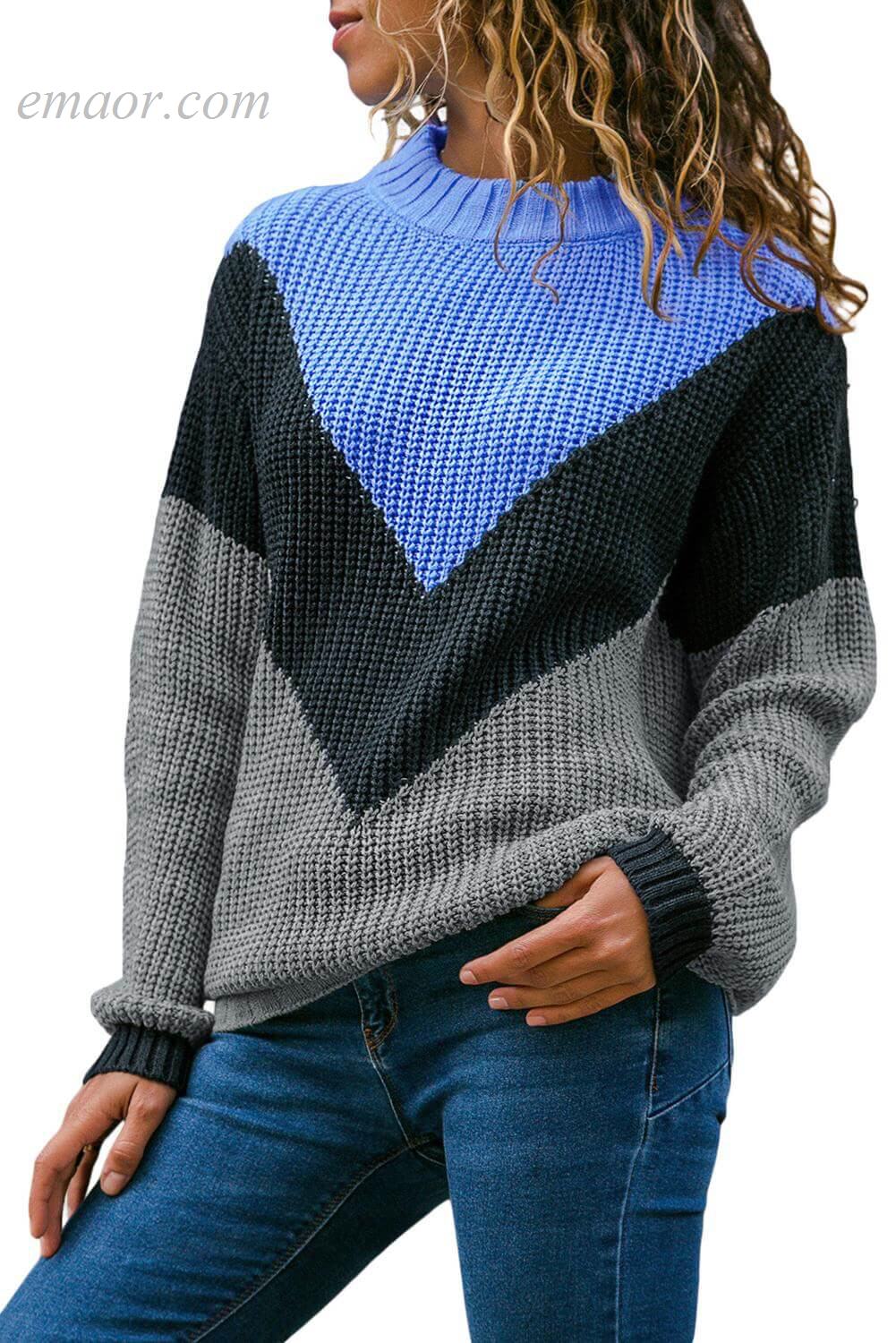 Outerwear Best Factory Chevron Accent Blue Grey Sweater School Uniform Outerwear