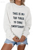 Outerwear Affordable Women's Outerwear Best Printed Long Sleeve Pullover Casual Sweatshirt Outerwear