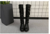 Women's Knee High Boots Round Toe Low Zip Women's Knee High Boots Michael Kors Boots