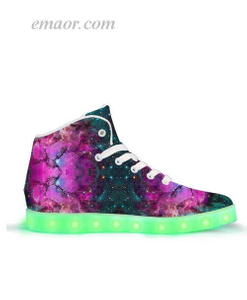 Light Up High Top Sneakers Extratert Restrial-APP Controlled High Top LED Shoes Light Up Shoes for Sale 