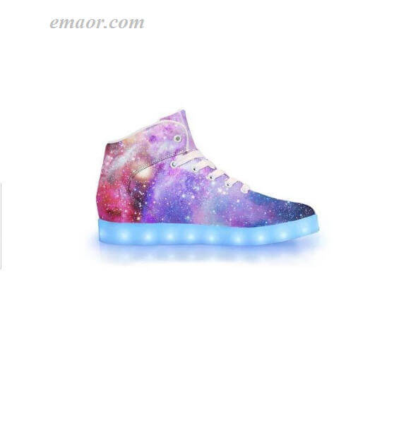 Best Led Light Shoes Intergalactic-APP Controlled High Top LED Shoes Amazon