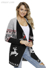 Outerwear Affordable Big And Tall Outerwear Ambiance on Sale Blocked Christmas Cardigan Best Girl Outerwear