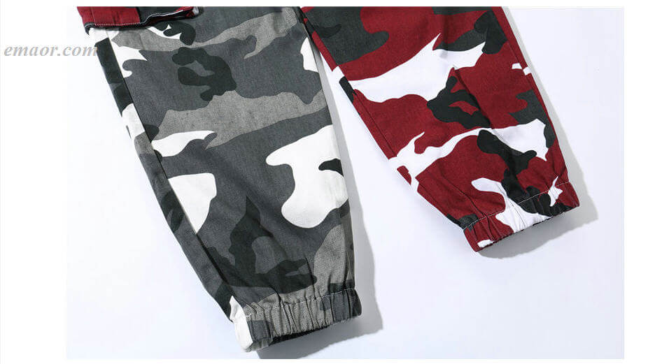 Cargo Pants Camouflage Splice Joggers Pants Men’s Cargo Pants on Sale