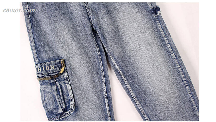 Cheap Jeans for Men Baggy, Plus-size Jeans Men's Hip Hop Plus-size Hip ...
