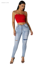 Hot Factory Madewell Jeans Friend Ripped Denim Pants on Sale