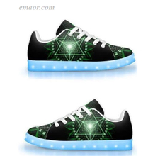 Grown Up Light Up Shoes Flash Light Up Shoes Anahata-APP Controlled Low Top LED Shoes Led Light Up Shoes 