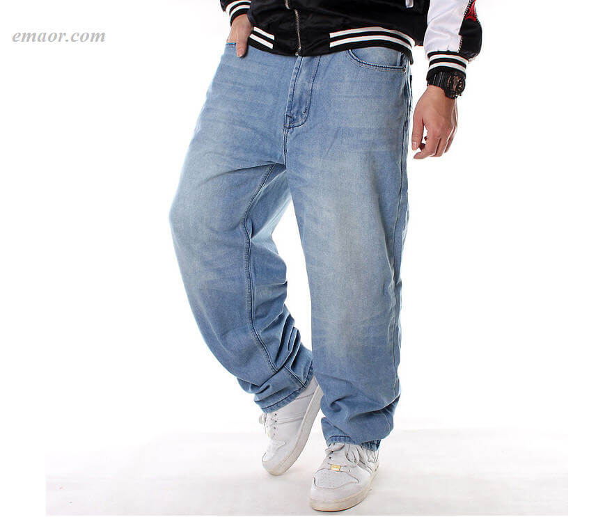 Best Jeans for MenHIPHOP Denim Pants Men HIPHOP Hip-hop Clothing Wide ...