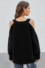  Women's Warm Designer High Visibility Outerwear Shoulder Pullover Sweater 