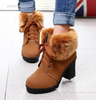 Cheap Ankle Boots Winter Women's Fur Snow Boots Sperry Duck Boo Ts Women's Winter Fur Snow Boots
