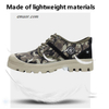 Safety Walking Boots Safe Step Men's Shoes Safe Camo Spring Mesh Breathable Casual Shoe Men Work Sneakers Workforce Safety Shoes