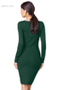 Hot Button Detail Sweater Dress on Sale 