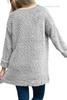 Best Strafe Fashion Women's Neck Popcorn Texture Loose Fit Sweater Outerwear Sale 
