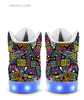 Electric Light Shoes All That & A Bag of Chips -app Controlled High Top LED Shoes All Light Up Shoes