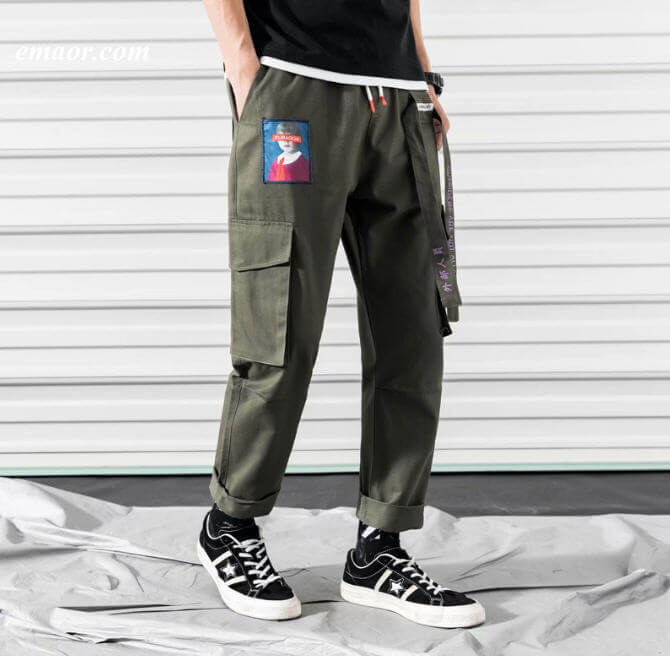 Tactical Cargo Men's Joggers Casual Joggers Baggy Trousers Harajuku Streetwear Hip Hop Pants 