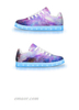 New Light Up Shoes Intergalactic-APP Controlled Low Top LED Shoes Light Up Boots Walmart 